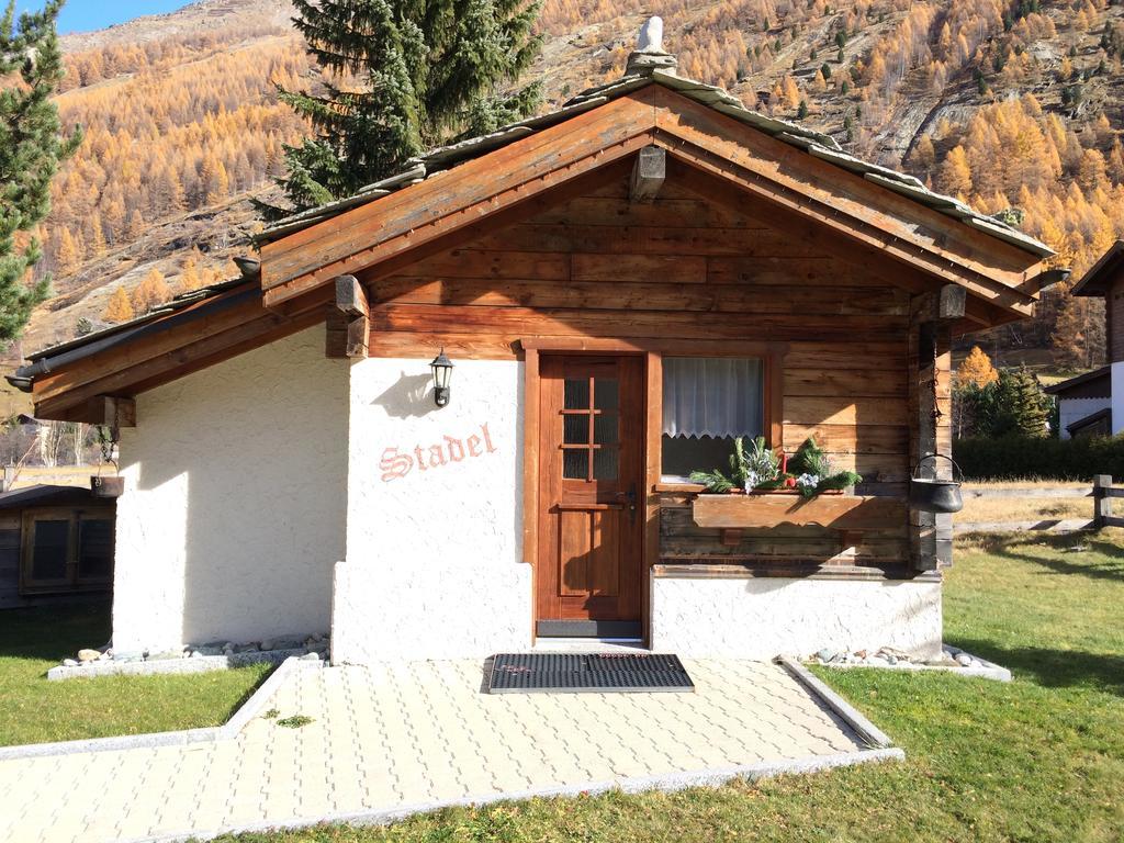 Ferienwohnung Haus Alpenstern Saas-Grund Exterior foto